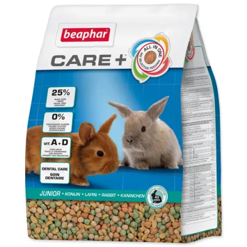 Beaphar Care+ Junior nyúleledel szuperprémium minőségű nyúltáp 1, 5 kg