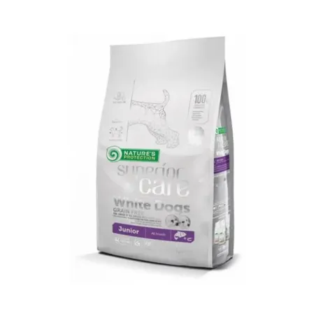 Natures P Superior care fehér szőrű kutyáknak GF junior lazac minden fajta 1,5 kg