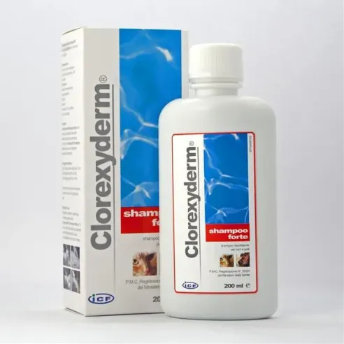 Clorexyderm forte sampon 200 ml