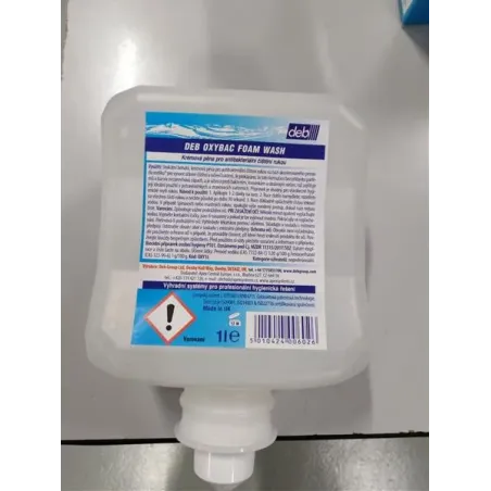 DEB OxyBac 1000 ml utántöltő, antibakteriális habszappan