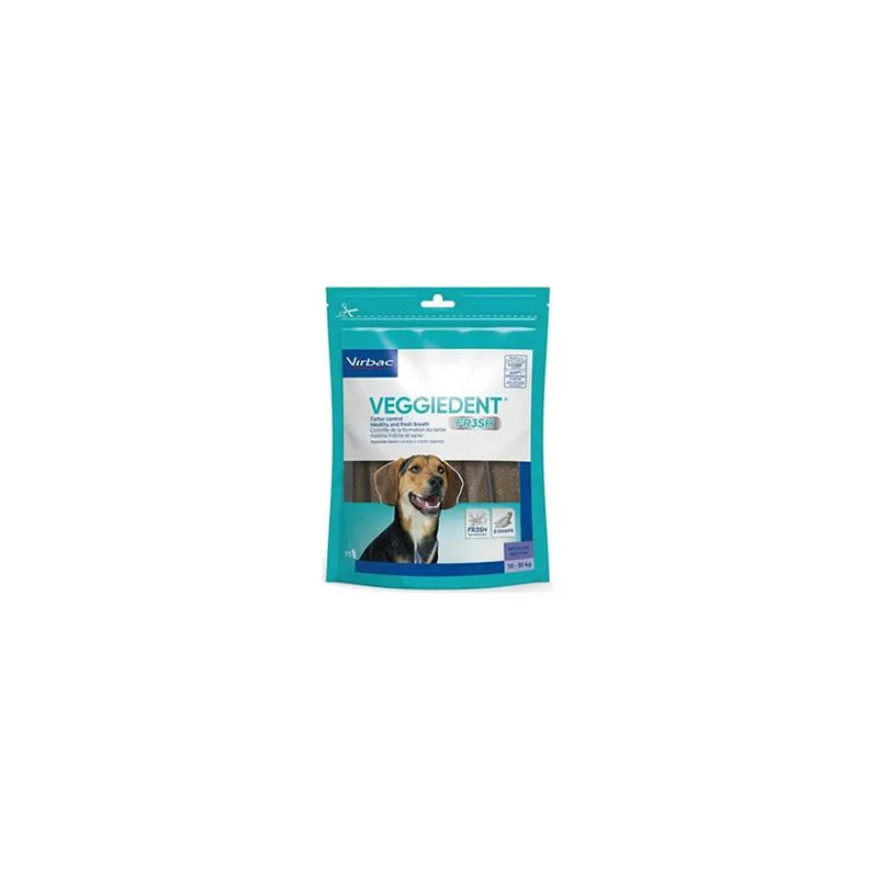 CET Veggiedent Fresh M 15 db (kutyák 10-30 kg)