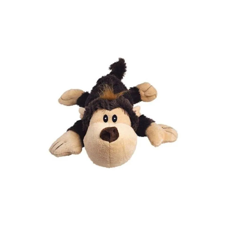 Játék Kong Dog Cozie Naturals Bárány-Majom-Szarvas sípolóval, poliészter, M
