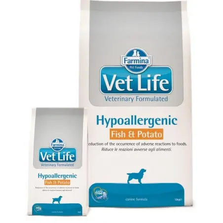 Farmina Vet Life kutya hipoallergén, hal & burgonya 2 kg