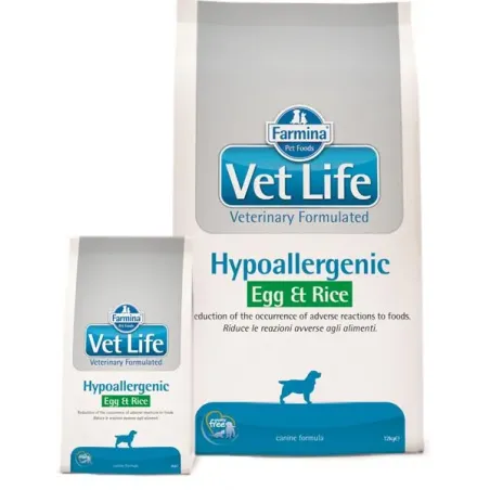 Farmina Vet Life kutya hipoallergén, tojás & rizs 12 kg