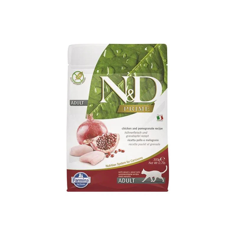 Farmina N&D cat PRIME (GF) adult, csirke & gránátalma 0,3 kg