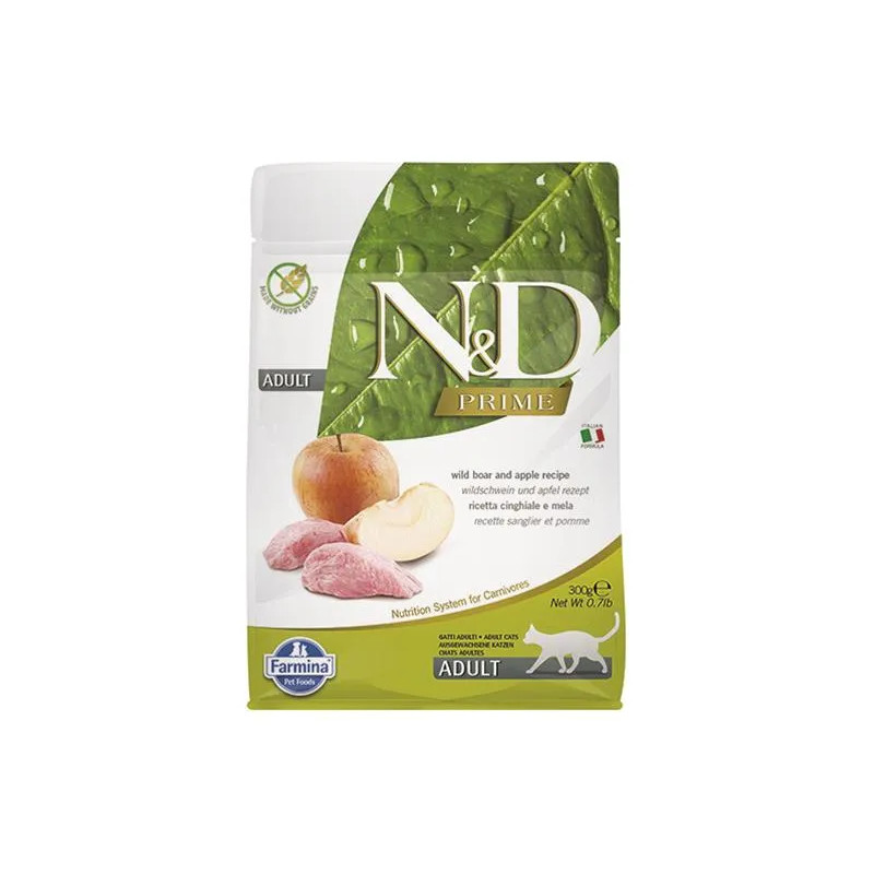 Farmina N&D cat PRIME (GF) adult, boar & apple 0,3 kg