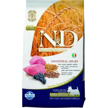 N&D Low Grain Adult Mini Lamb & Blueberry 2,5 kg