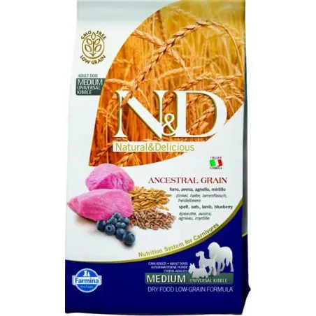 N&D Low Grain Adult Lamb&Blueberry 2,5 kg