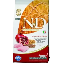 Farmina N&D cat AG adult, csirke, tönköly, zab & gránátalma 1,5 kg
