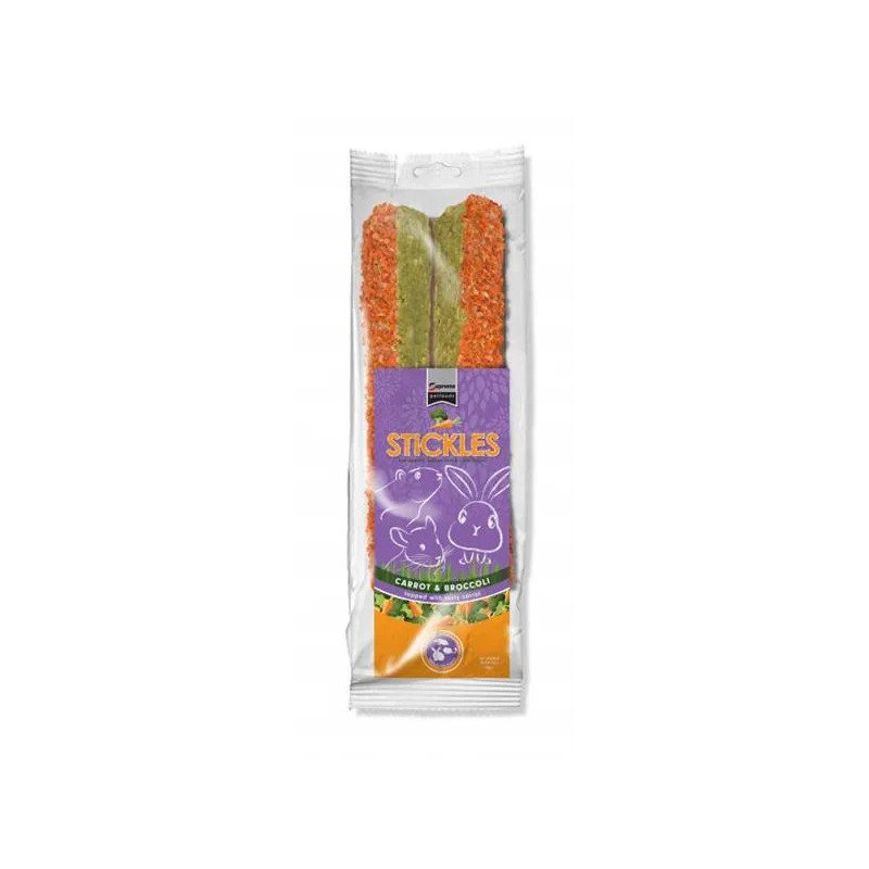 SUPREME rágcsáló jutalomfalat Stickle Sárgarépa & Brokkoli ZB 100g