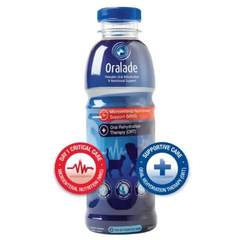 Oralade GI rehidráló oldat kutyáknak és macskáknak 500 ml