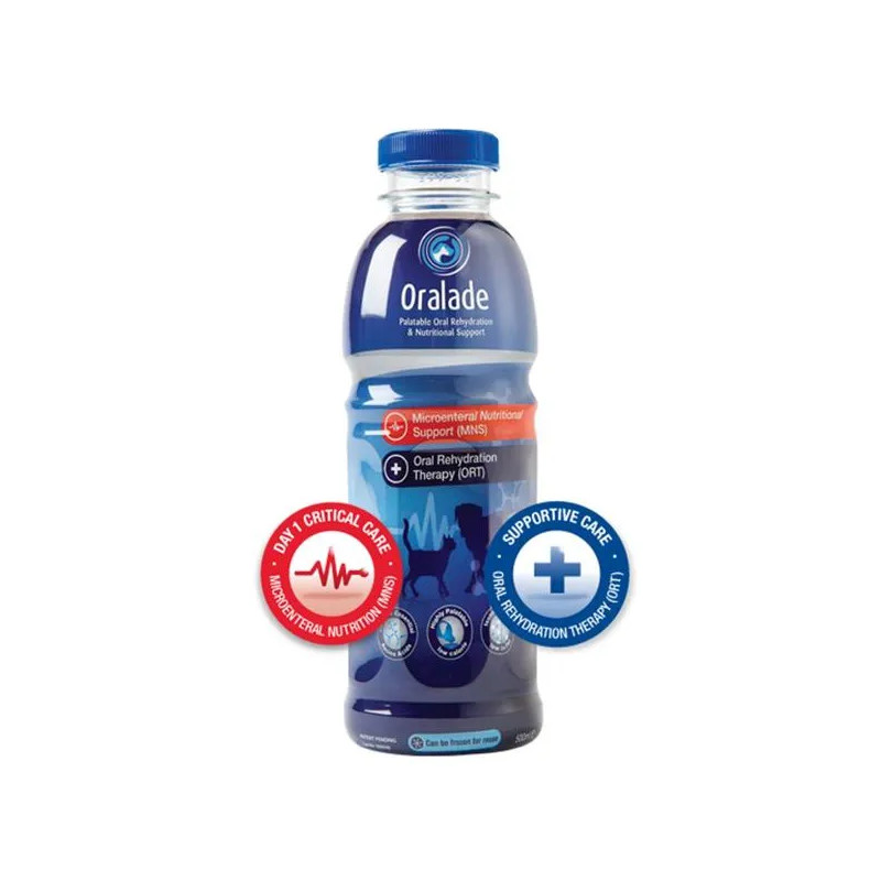 Oralade GI rehidráló oldat kutyáknak és macskáknak 500 ml