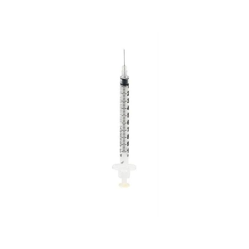 KRUUSE U100 3 részes inzulinos fecskendő, 1 ml tűvel 29 G x 1/2