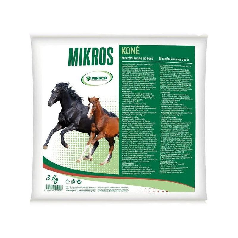 MIKROS Horse VDK lovaknak 3 kg