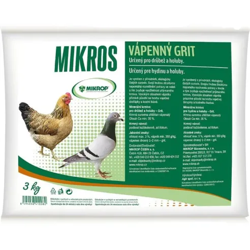 MIKROS Mészkő grit 3 kg