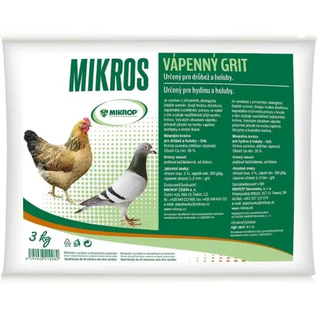 MIKROS Mészkő grit 3 kg