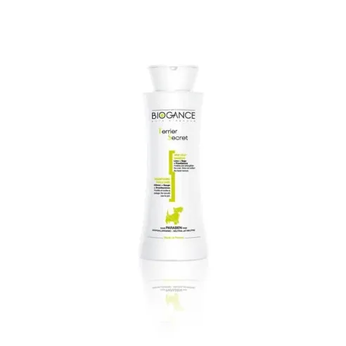 Sampon BIOGANCE Terrier Secret (Drótszőrű bundához) 250 ml (terrierek számára)