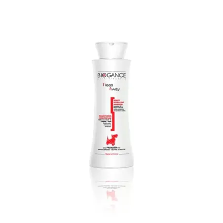 BIOGANCE Fleas Away kutyasampon 250 ml (paraziták elleni védelem kutyáknak)