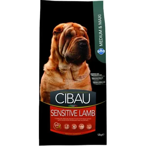 Farmina MO SP CIBAU dog adult medium & maxi, sensitive lamb 12 kg