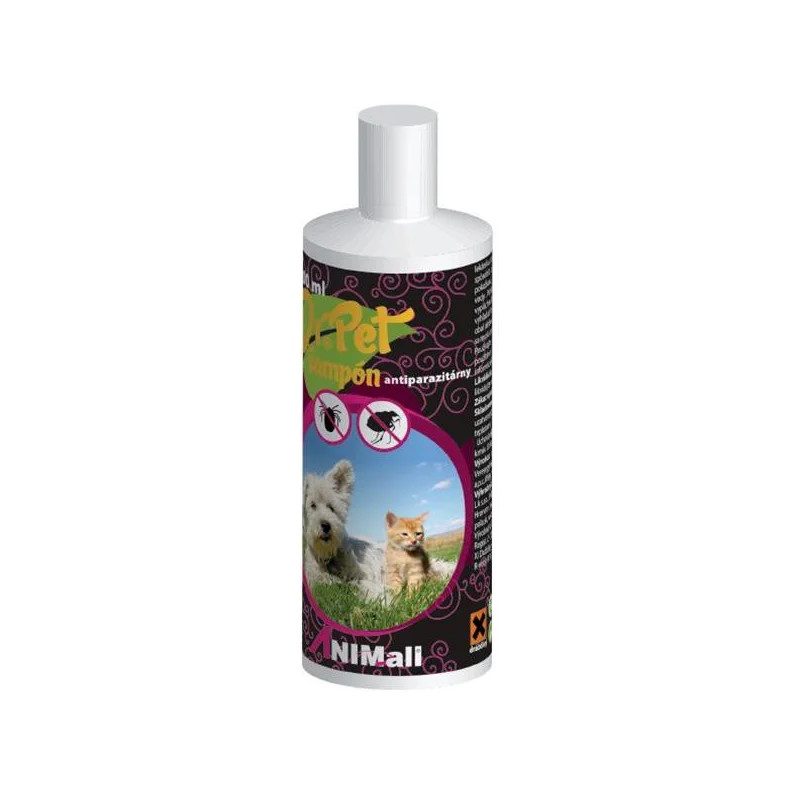 Dr.Pet antiparazita sampon kutyák és macskák számára 200 ml (kullancs- és bolhariasztó sampon kutyáknak és macskáknak)