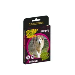 Dr.Pet antiparazita nyakörv kutyáknak 75 cm PIROS, repellens hatású (kullancs- és bolhataszító nyakörv kutyáknak)