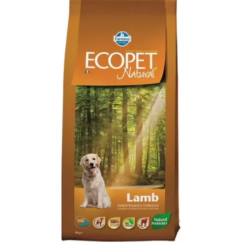 Farmina MO P ECOPET kutya felnőtt közepes, bárány 12 + 2 kg