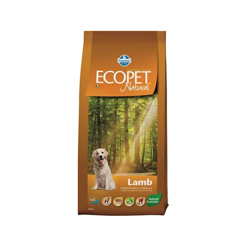 Farmina MO P ECOPET kutya felnőtt közepes, bárány 12 + 2 kg