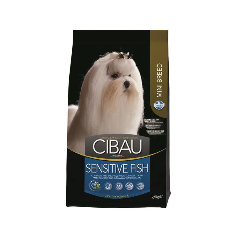 Farmina MO SP CIBAU kutya felnőtt mini, érzékeny hal 2,5 kg
