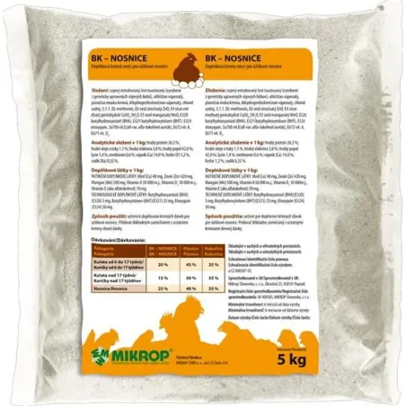 MIKROS Tojólécek Fehérjekoncentrátum kagylóőrleménnyel 5 kg