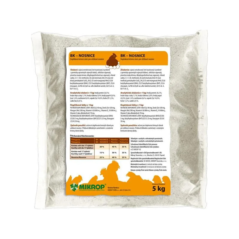 MIKROS Tojólécek Fehérjekoncentrátum kagylóőrleménnyel 5 kg