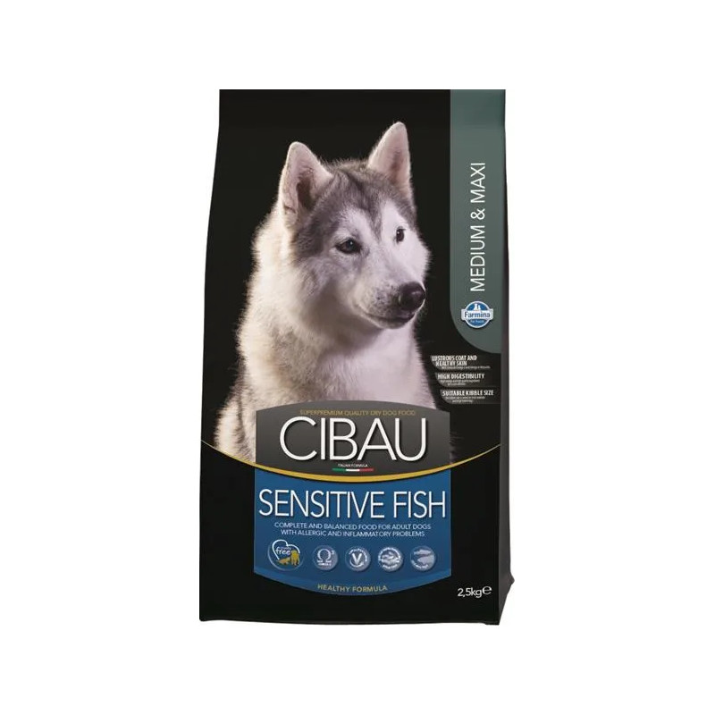 Farmina MO SP CIBAU kutya felnőtt medium & maxi, érzékeny halas 2,5 kg