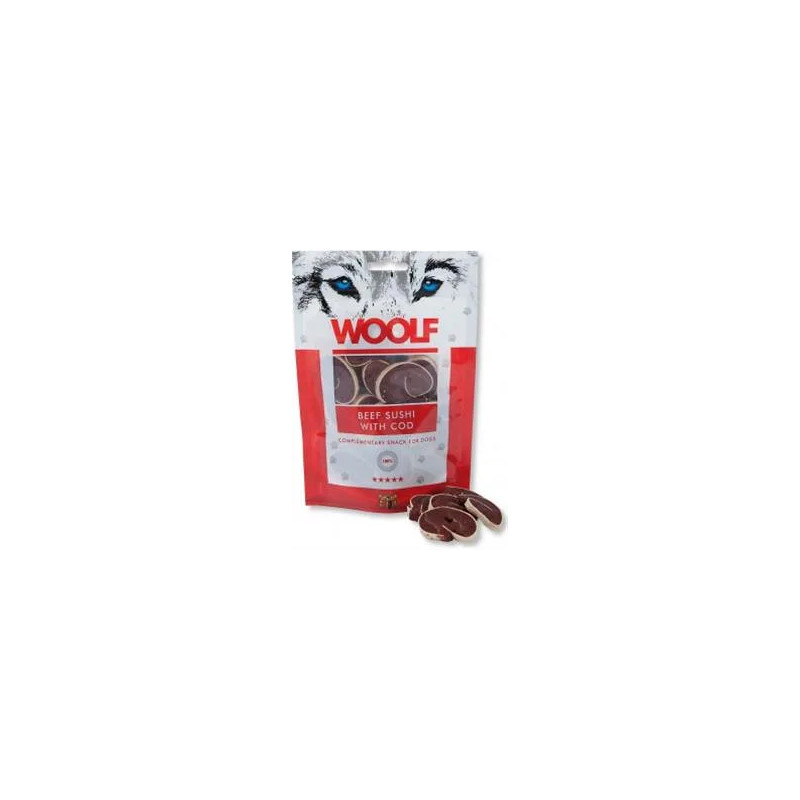 Woolf Dog Beef Sushi & Codfish 100 g