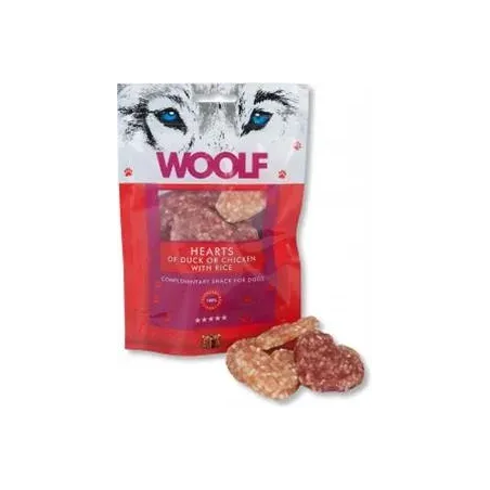 Woolf Dog Duck & Chicken Hearts 100 g