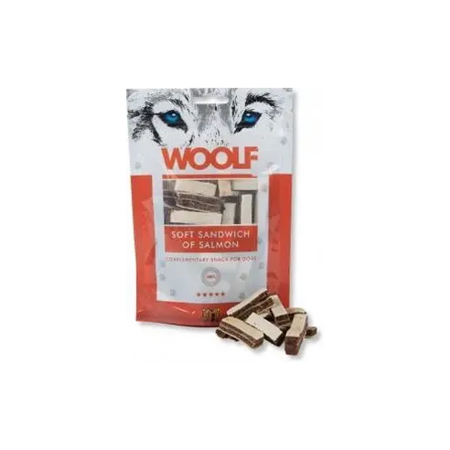 Pamlsok Woolf Dog Salmon Soft Sandwich 100 g