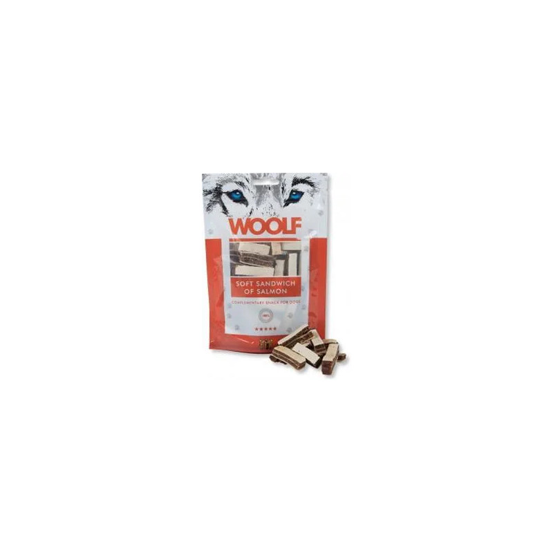 Csemege Woolf Dog Salmon Soft Sandwich 100 g
