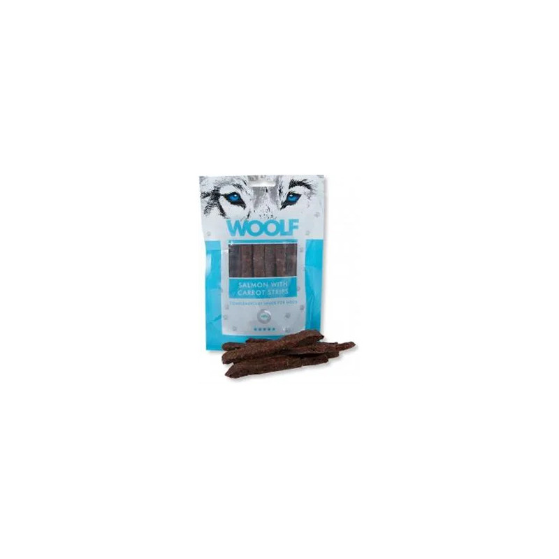 WOOLF Salmon with Carrots Strips 100g