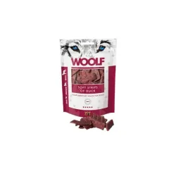 Woolf puha kutyacsemege – kacsa (csíkok) 100 g