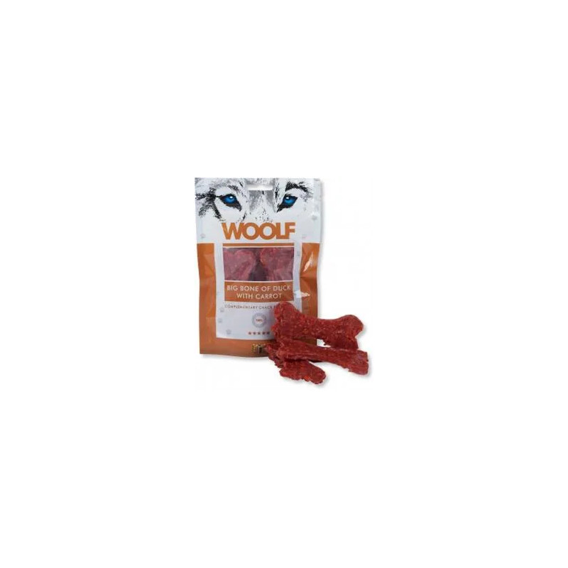 Woolf Dog Duck Bone Big & Carrot 100 g