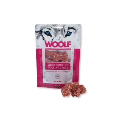 Pamlsok Woolf Dog Duck Bone Small & Rice 100 g