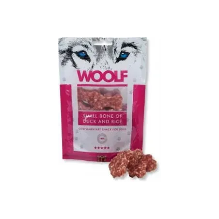 Pamlsok Woolf Dog Duck Bone Small & Rice 100 g