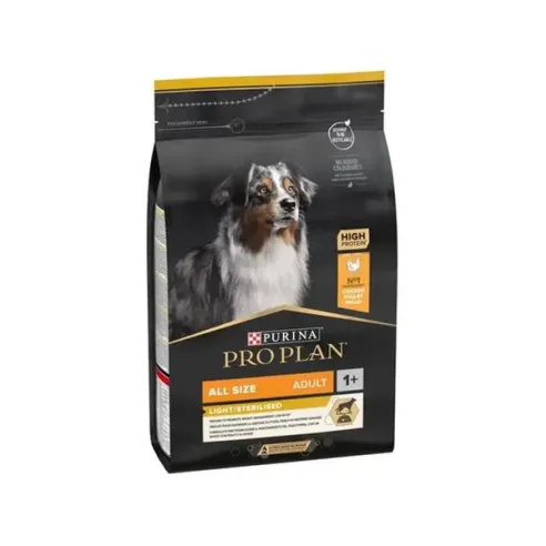 Proplan MO Dog Adult All Size Light/Sterilised kura 3 kg