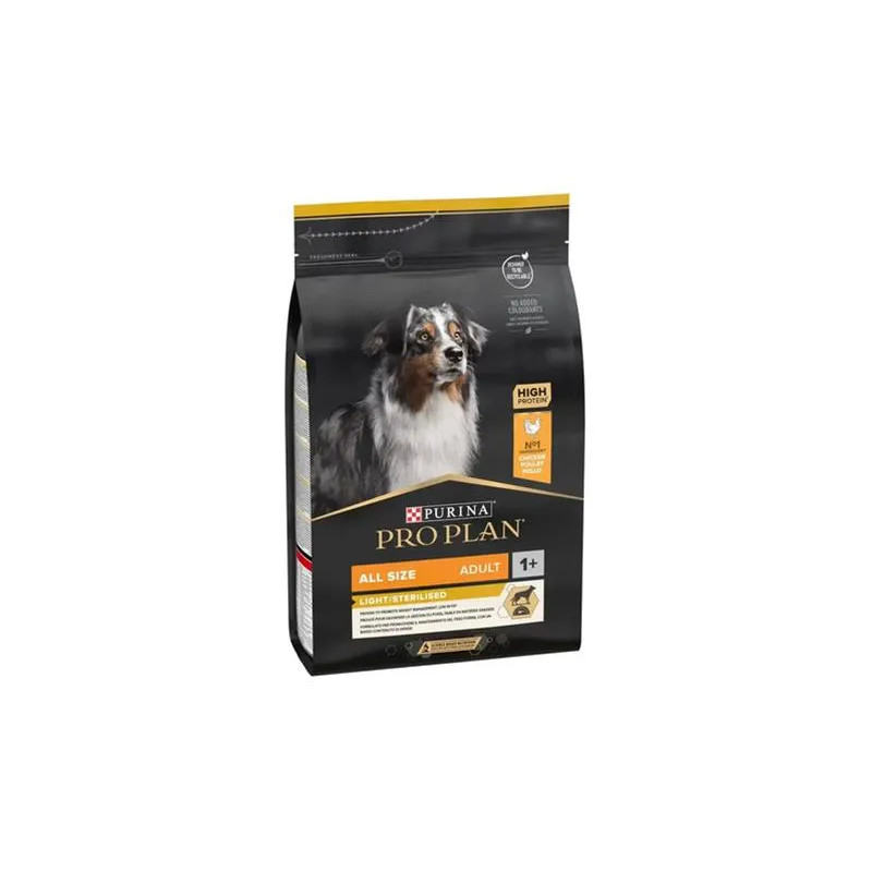 Proplan MO Dog Adult All Size Light/Sterilised csirke 3 kg