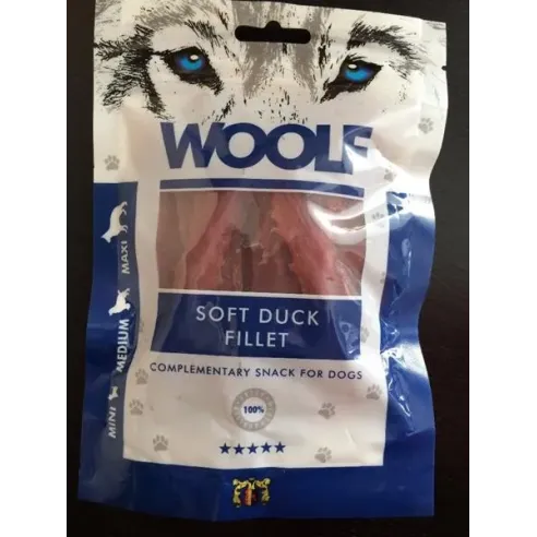 Woolf puha kacsahús-filé jutalomfalat kutyáknak (100 g)