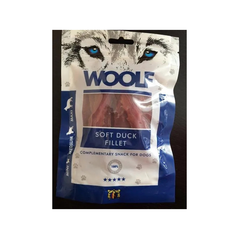 Woolf puha kacsahús-filé jutalomfalat kutyáknak (100 g)