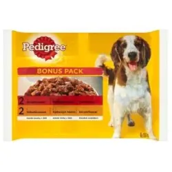 Mars PEDIGREE alutasak kutya ADULT Multipack marha & baromfi hús zselében 4 x 100 g
