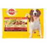 Mars PEDIGREE alutasakos kutya ADULT Multipack csirke&zöldség és marha&zöldség szószban 4 x 100 g