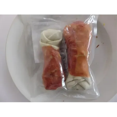 Salač jutalomfalat bivalybőr comb kacsahússal bevonva 12 cm, 2 db