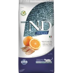 Farmina N&D cat OCEAN (GF) adult, hering & narancs 5 kg