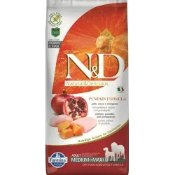 Farmina N&D dog PUMPKIN (GF) adult medium & maxi, chicken & pomegranate 12 kg