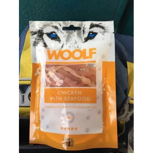 Woolf Dog/Cat Chicken and Seafood 100 g